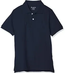 The Children's Place Boys' Uniform Short Sleeve Pique Polo