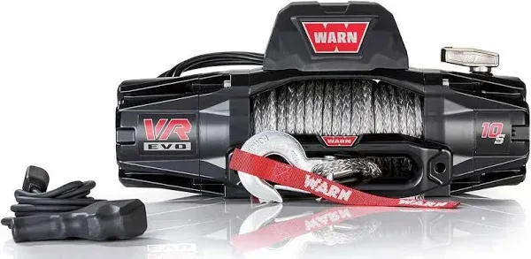 Warn VR EVO 10-S Electric Winch - 10,000 lbs. 90 ft. Synthetic Line - Recon Recovery