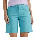 Ultra Lux Comfort Flex-To-Go Relaxed Utility Bermuda:Bay Blue:10:M | Women's Shorts | Lee®