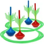 Joyin Lawn Darts Game Set for Kids and Adults - Glow in The Dark Outdoor Games Lawn Games for Adults and Family, Soft Tip Lawn Darts Set for Kids