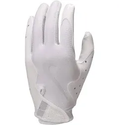 Nike Vapor Jet 8.0 Football Gloves White | White | Navy Small