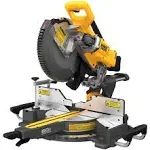 DeWalt DCS781B 60V Max Brushless 12 in. Double Bevel Sliding Miter Saw, Tool Only