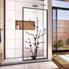 DreamLine Linea Blossom Single Panel Frameless Shower Door