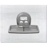 Koala Kare Horizontal Wall-Mounted Baby Changing Station, Gray