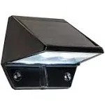 Classy Caps Aluminum Solar Deck & Wall Light - Black