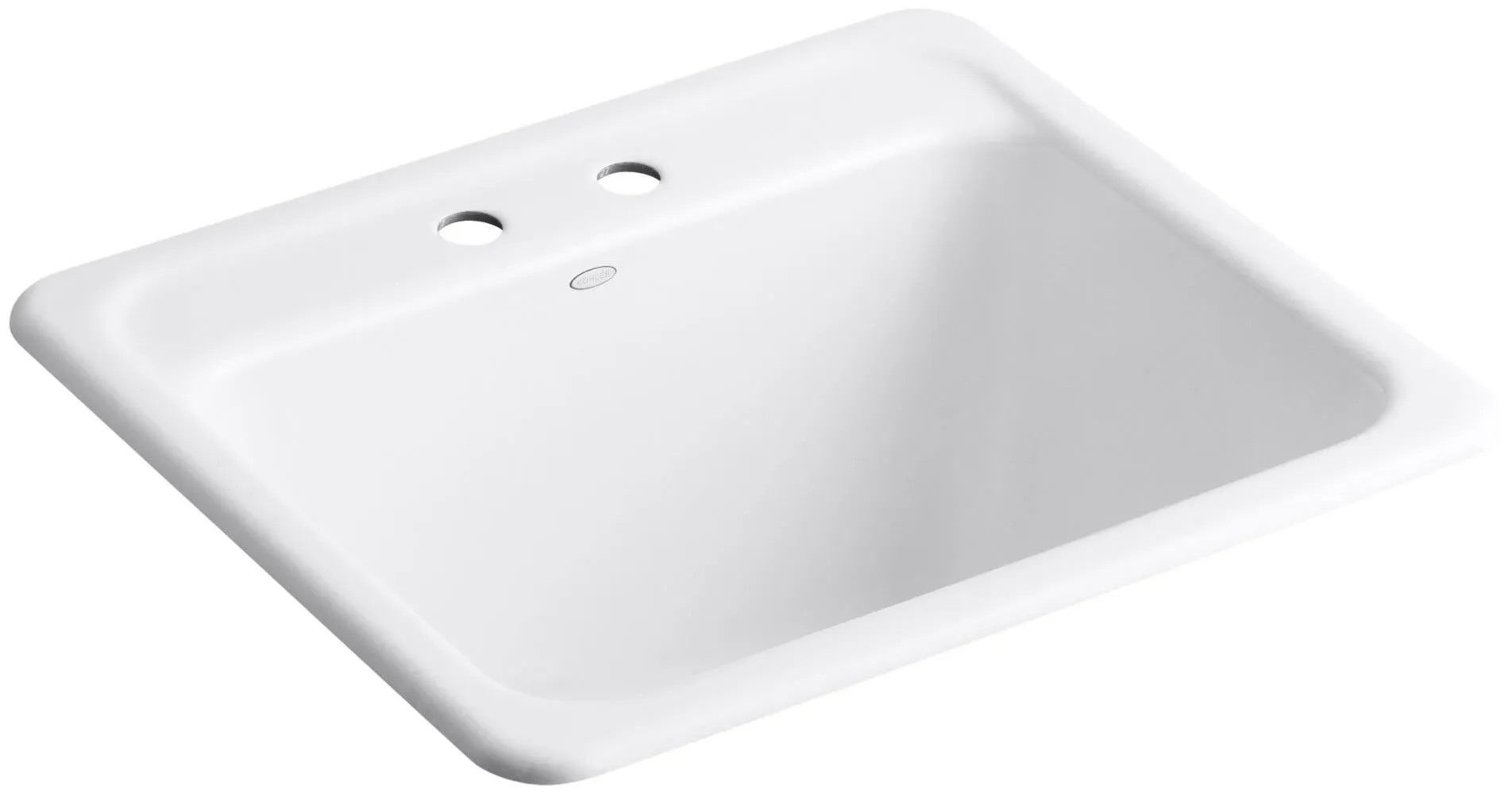 Kohler K-19017-2-0 Glen Falls Utility Sink White