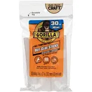 Gorilla Hot Glue Sticks Mini