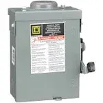 NEW Square D - DU221RB  30A, 240V, 3R, 2 Pole General Duty Safety Switch