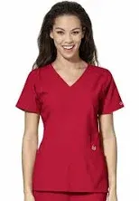 WonderWink W123 Women's Stylized V-Neck Scrub Top