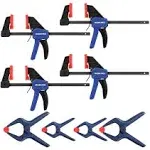 WorkPro 8-Piece Clamp Set