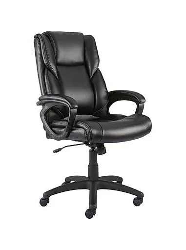 Staples Kelburne Luxura Ergonomic Faux Leather Swivel Executive Chair