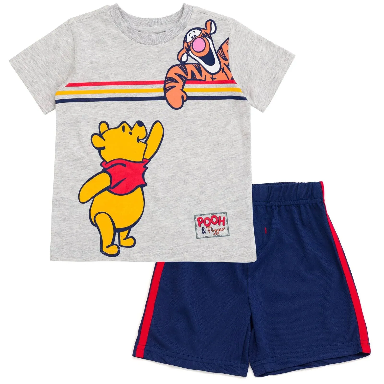 Disney Winnie The Pooh Tigger T-Shirt and Mesh Shorts Outfit Set Infant to ...