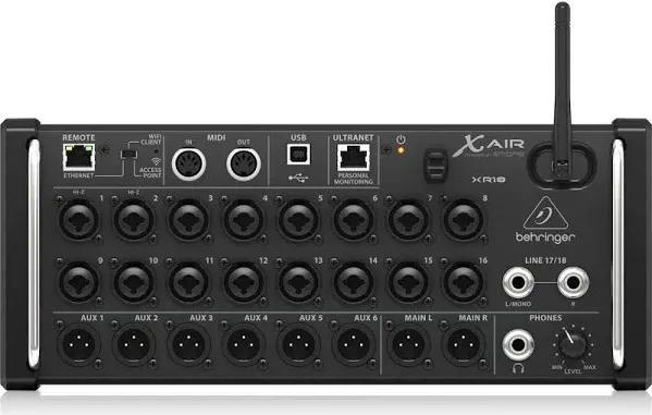 Behringer X Air XR18 18 Channel Tablet Control Digital Mixer