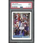 Shaquille O'Neal Rookie Card 1992-93 Topps #362 PSA 9