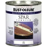 Rust-Oleum 207008 Marine Spar Varnish, Quart, Gloss Clear