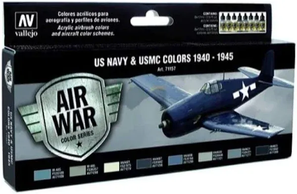 Vallejo WWII USN Aircraft Model Watercolor Air Paint, 17ml