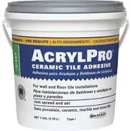 Custom Building AcrylPro Ceramic Tile Adhesive - 1 gal tub