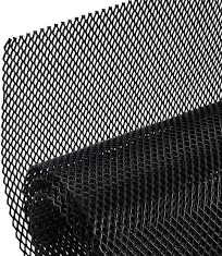 AggAuto Universal 40&#034;x13&#034; Car Grill Mesh - 100x33cm Aluminum Alloy Automotive...