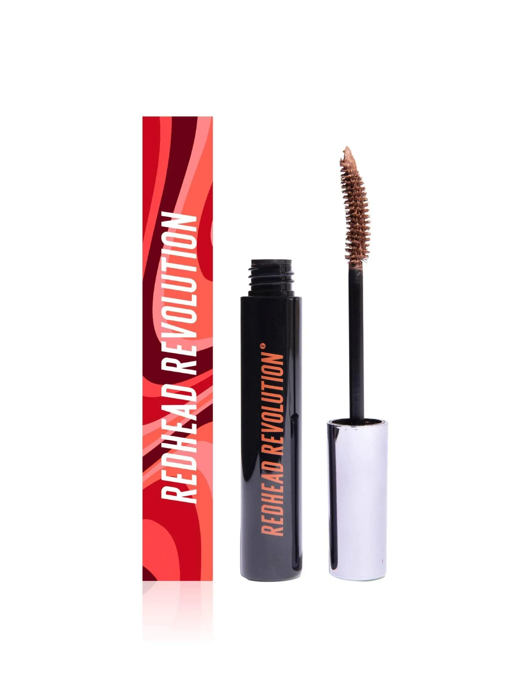 's Vegan Gingerlash Redhead Mascara | Hellbraune Mascara für Rothaarige & Blondinen (Echter Ingwer)