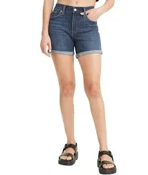 Levi&#x27;s Women&#x27;s Mid Length Shorts Blue Size 26