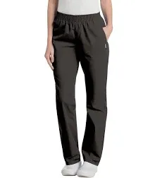 Landau Essentials Women&#039;s Elastic Waist Scrub Pants - 8327 Galaxy Blue sz Small