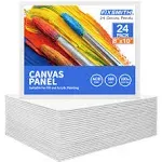 Canvas Boards for Painting 8x10 Inch, Super Value 24 Pack Paint Canvases, Whi...