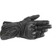 Alpinestars Black/Red SP-8 V3 Leather Gloves - 3558321-1030-L