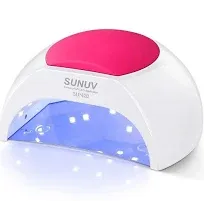 SUNUV SUN2C 48W UV Light for Nails UV LED Nail Lamp with 4 Timer Settings