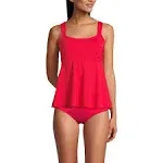 Lands' End Women's Flutter Scoop Neck Tankini Top