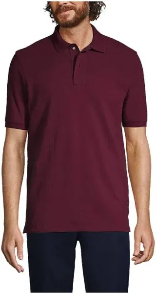 Lands' End Men's Short Sleeve Mesh Polo Shirt