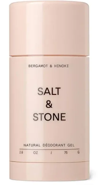 SALT and STONE Natural Deodorant - Bergamot &amp; Hinoki  Aluminum Free - 2.6oz