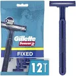 Gillette, Sensor2, Disposable Razors, Fixed