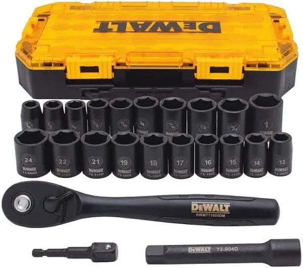 Dewalt 1/2" Drive Impact Socket Set DWMT74739