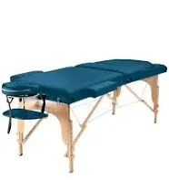 Saloniture Professional Portable Massage Table with Backrest