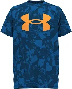 "Boys' UA Tech™ Big Logo Printed Short Sleeve"