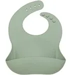 Loulou Lollipop Silicone Bib - Silver Sage