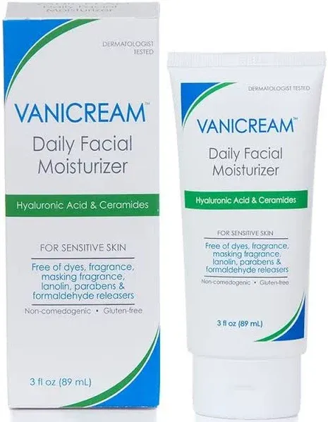 Vanicream Daily Facial Moisturizer For Sensitive Skin