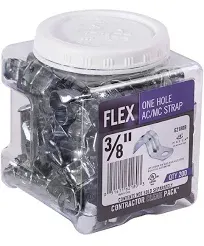 Halex Flexible Metal Conduit 1-Hole Straps