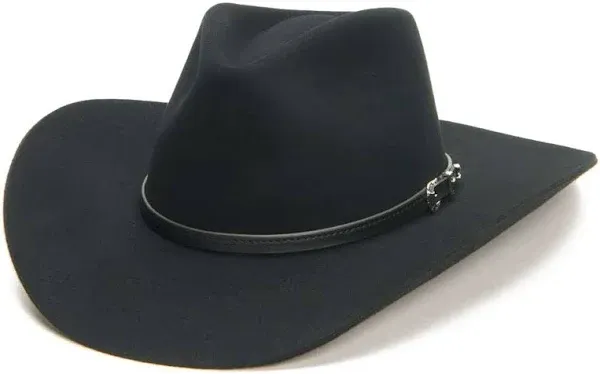 Stetson Seneca 4X Buffalo Cowboy Hat Black / 7 1/8