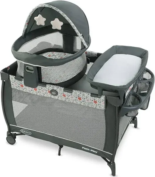 Graco Pack ‘n-Play Travel Dome LX-Playard | Features Portable Bassinet, Redmond