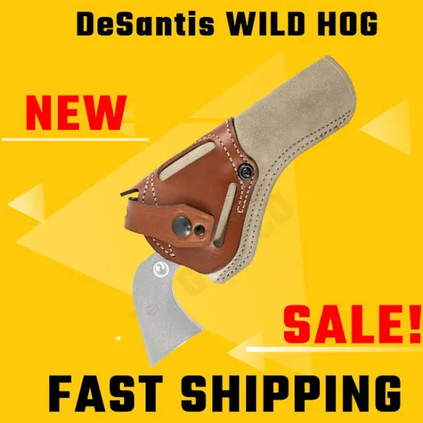 DeSantis The Wild Hog Holster For Ruger Wrangler 3.75" Ambidextrous - 189NJ1QZ0