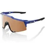 100% Speedcraft Sunglasses Gloss Cobalt Blue; HiPER Copper Mirror