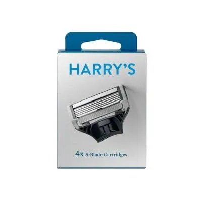 Harry's 5 Blade Cartridges (3.2 oz, 4 ct)