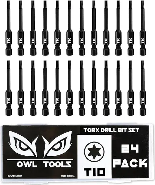 T10 Torx Bits 24 Pack