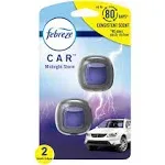 Febreze Car Vent Clips Air Freshener and Odor Eliminator Linen and Sky Scent