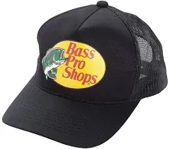 Bass Fishing Pro Hat Classic Trucker Hat Mesh Cap, Snapback Adjustable Hat, Unisex