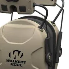 Walkers Game Ear Xcel 100 Electronic Hearing Protection Muff-Tan