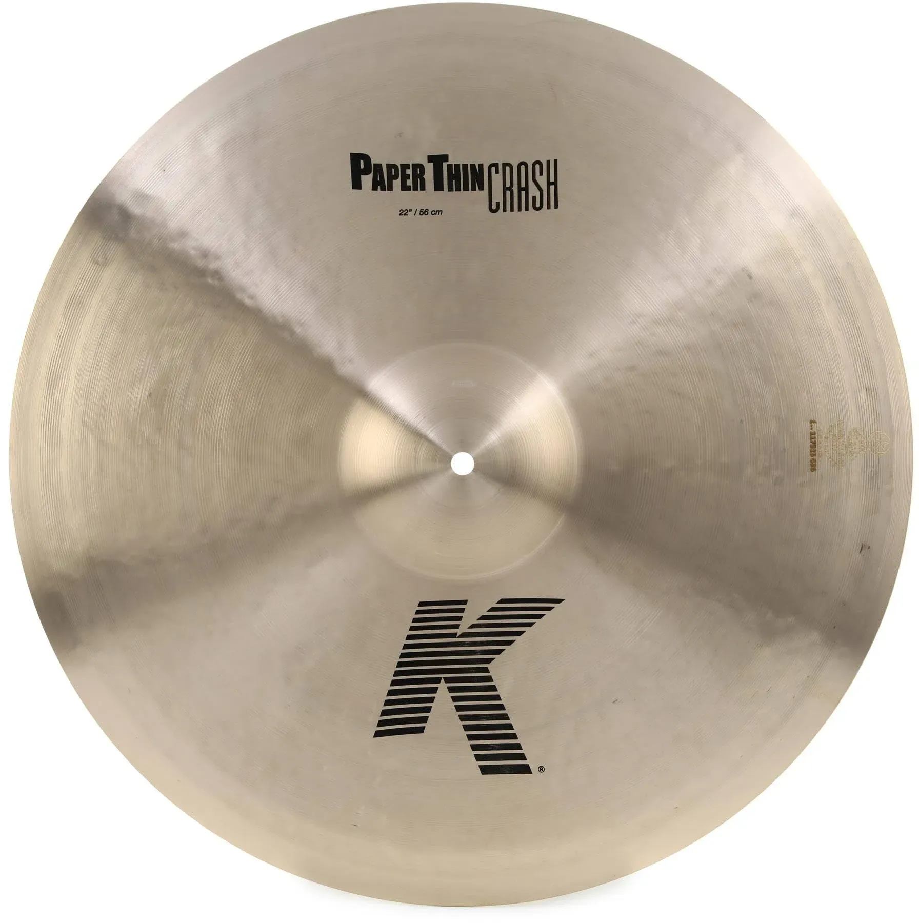 Zildjian K Paper Thin Crash Cymbal 22&#034;-DCP