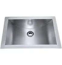 Ruvati 18 x 12 inch Gunmetal Black Stainless Steel Rectangular Bathroom Sink Undermount