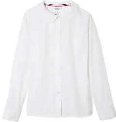 French Toast School Uniform Shirt Girls Size 16 Long Sleeve White Button Up